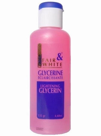 Fair &amp; White Glycerin (Pink) Skin Lightening 4.23 oz / 125 g FAIR &amp; WHITE ORIGINAL