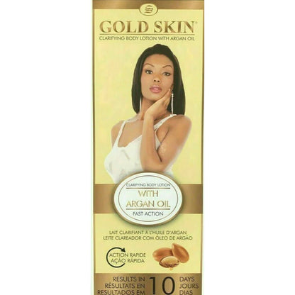 Gold Skin Fast action Clarifying Body Lotion with Argan Oil 15.21oz/450ml Gold skin