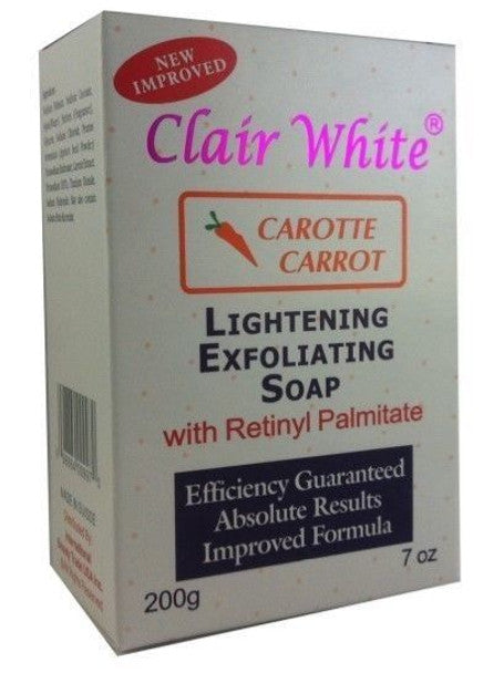 Clair &amp; White Lightening Exfoliating Carrot Soap 7 oz / 200 g Clair and white