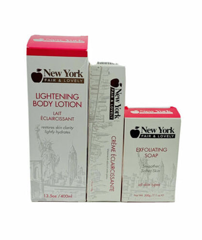 New York Fair &amp; Lovely Combo Lotion, Soap and Tube Cream New York Fair &amp; Lovely