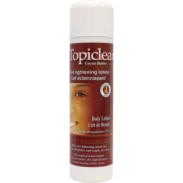 Topiclear Cocoa Butter Skin Lightening Body Lotion 16.8 oz Topiclear