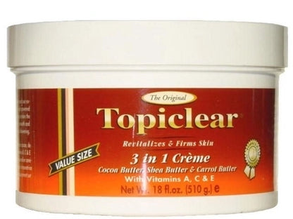 Topiclear 3 in 1 Jar Cream 18 oz / 510 g Topiclear