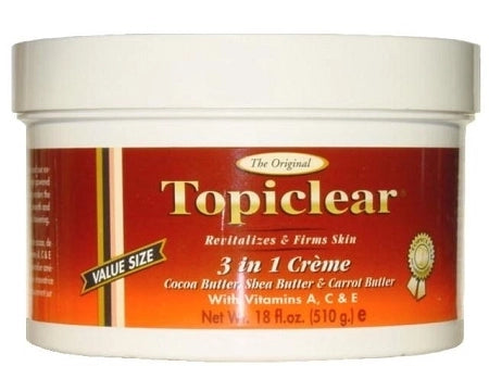 Topiclear 3 in 1 Jar Cream 18 oz / 510 g Topiclear