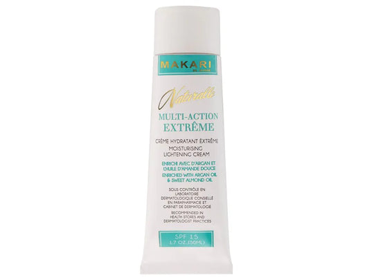 Makari Multi-Action Moisturising Lightening Tube Cream with Argan Oil&Sweet Almond Oil SPF 15 1.7oz/50ml Makari